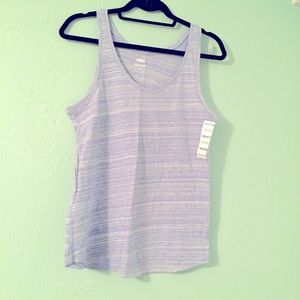 50%off offer | Old Navy tank top | blue stripes designs